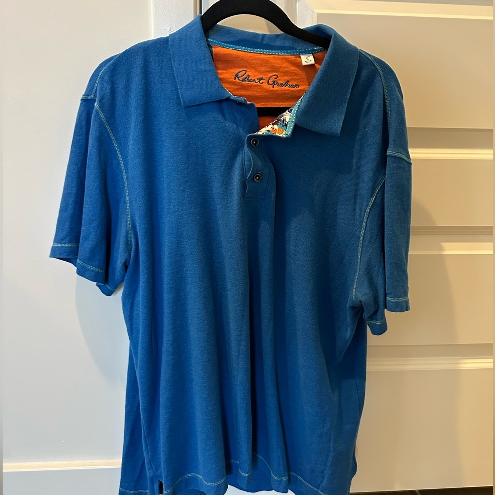 Robert Graham Large Blue Polo